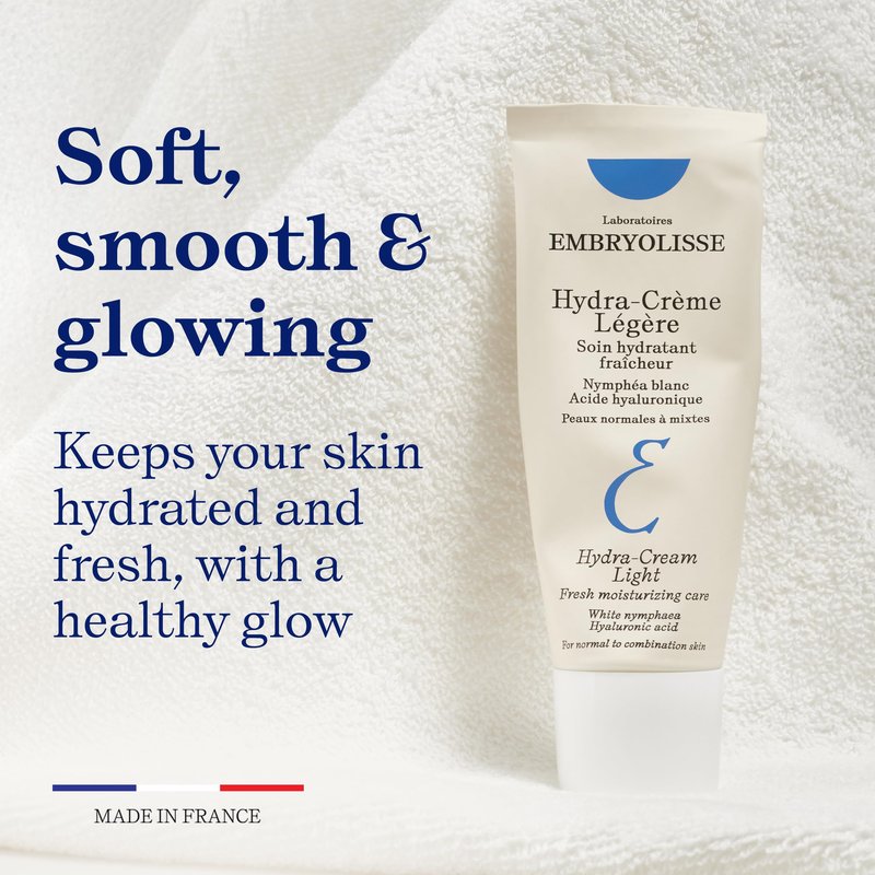 Embryolisse Lait-Crème Concentré, Multifunction Daily Moisturizer, Primer, and Makeup Remover, Suitable for All Skin Types. French Face Cream With Shea Butter & Aloe Vera, 2.54 Fl Oz