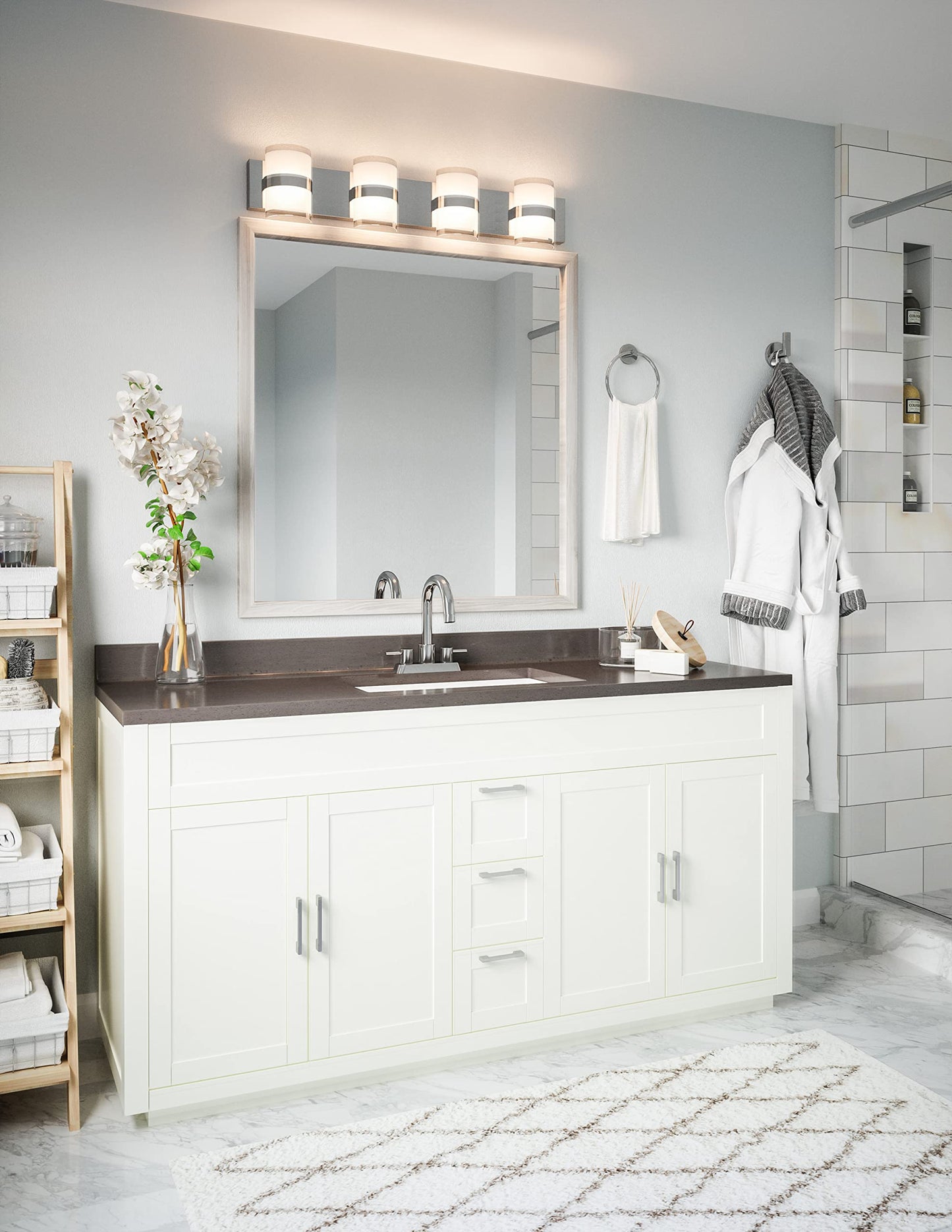 Design House Park 558304 Graz Towel Ring, Polished Chrome