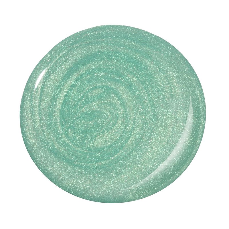 Dazzle Dry Nail Lacquer - In Season Seafoam Green with Gold Shimmer | Semi-Sheer, 0.5 fl oz