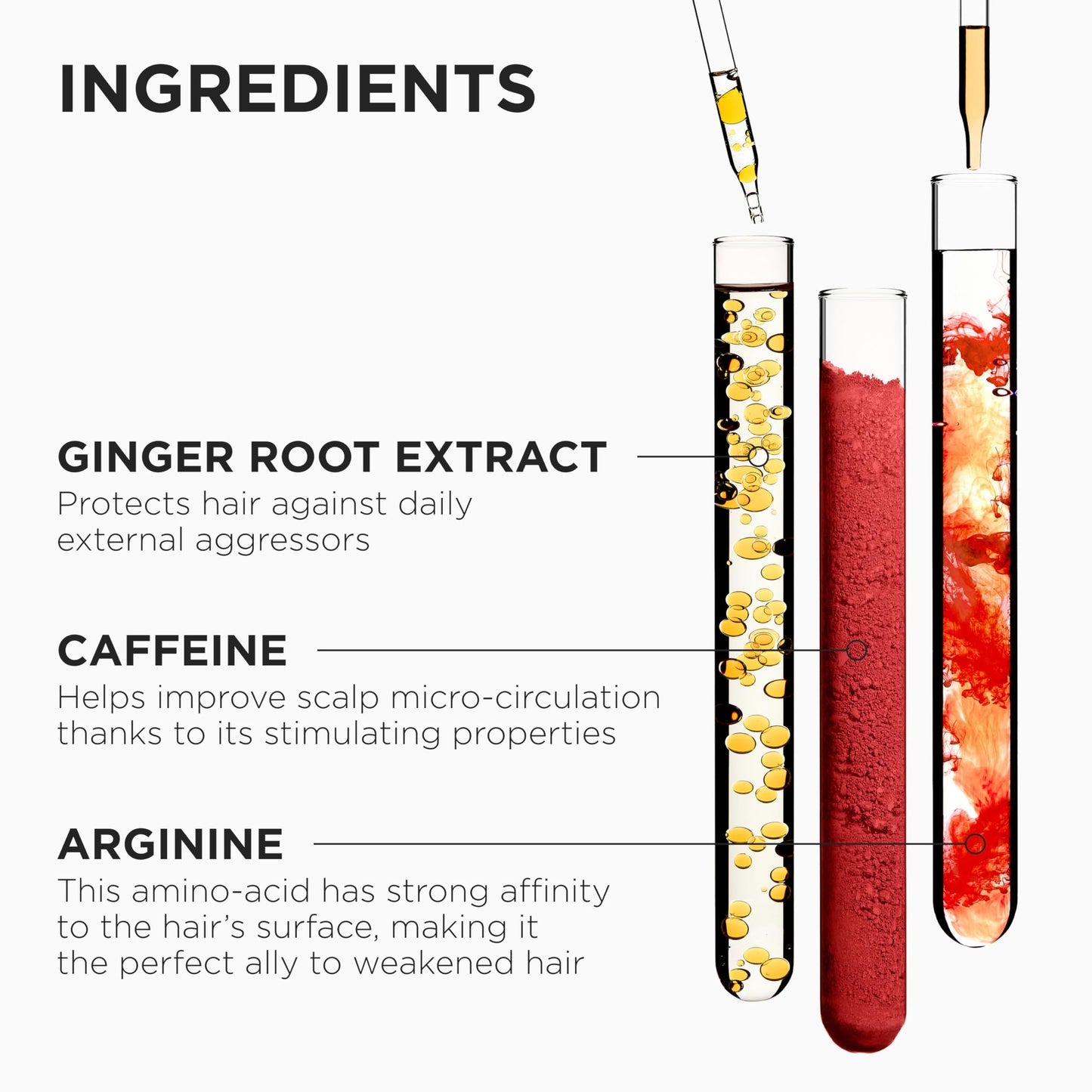 Kerastase Genesis Hair Serum - Prevents Hair Fall from Brushing, Strengthens Weak Hair, Enriched with Ginger & Caffeine, 97% Less Breakage, 3.04 Fl Oz