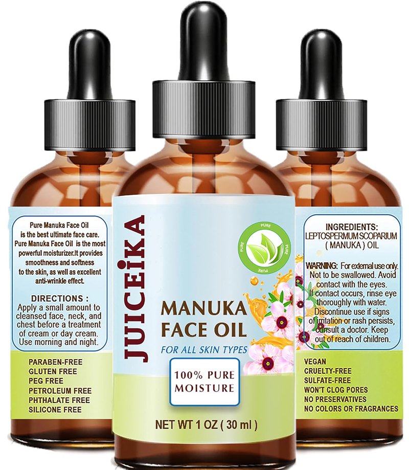100% Pure Manuka Oil - Anti-Aging Face Moisturizer & Nourishing Oil for Skin, Hair, Lips | 1 Fl Oz (30 ml)