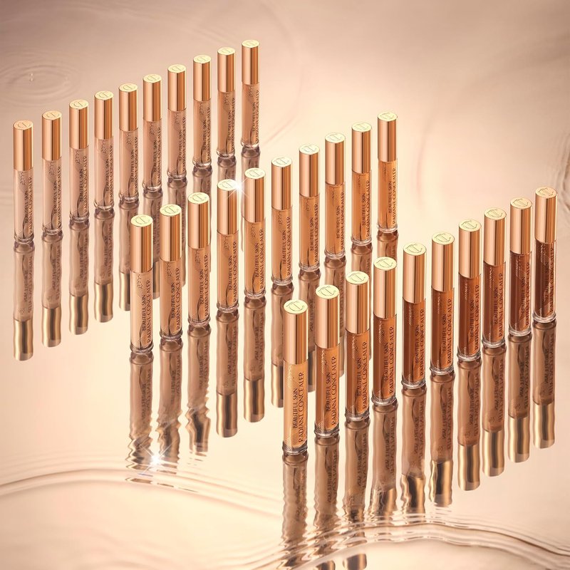Charlotte Tilbury Beautiful Skin Concealer - Hydrating Under Eye Concealer for Dark Circles | Medium-Buildable Coverage, Radiant Finish