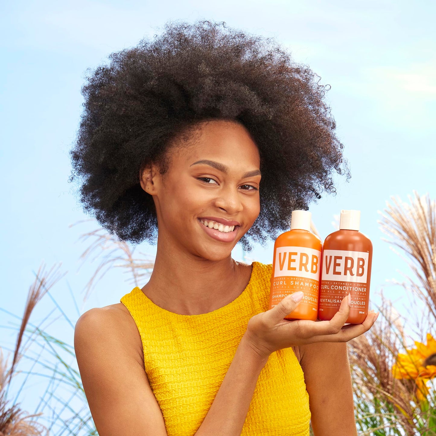 VERB Curl Shampoo + Conditioner Duo, 12 fl oz - Cleanse and Smooth - Frizz Control + Definition- Vegan, No Parabens or Harmful Sulfates