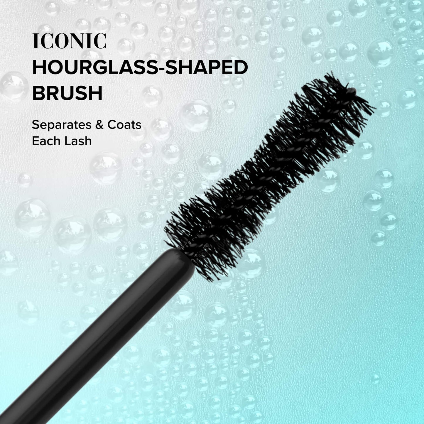 Too Faced Better Than Sex Waterproof Mascara | Volumizing and Lengthening Waterproof Mascara + Hourglass Brush | Formula for Dramatic Lashes | Cruelty-Free Eye Makeup, Black, 0.27 Fl Oz