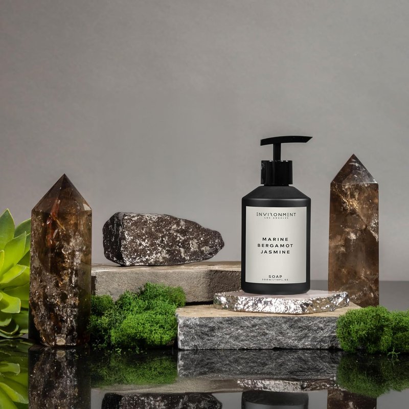 Luxury Liquid Hand Soap - 300ml Vegan & Cruelty-Free | Marine, Bergamot & Jasmine Scents for Kitchen & Bathroom