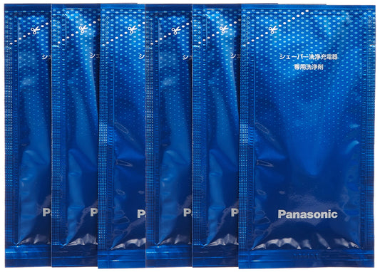 [Bulk buying set] Panasonic LAMDASH shaver cleaning charger dedicated cleaning agents -6 pieces- (japan import) by Panasonic