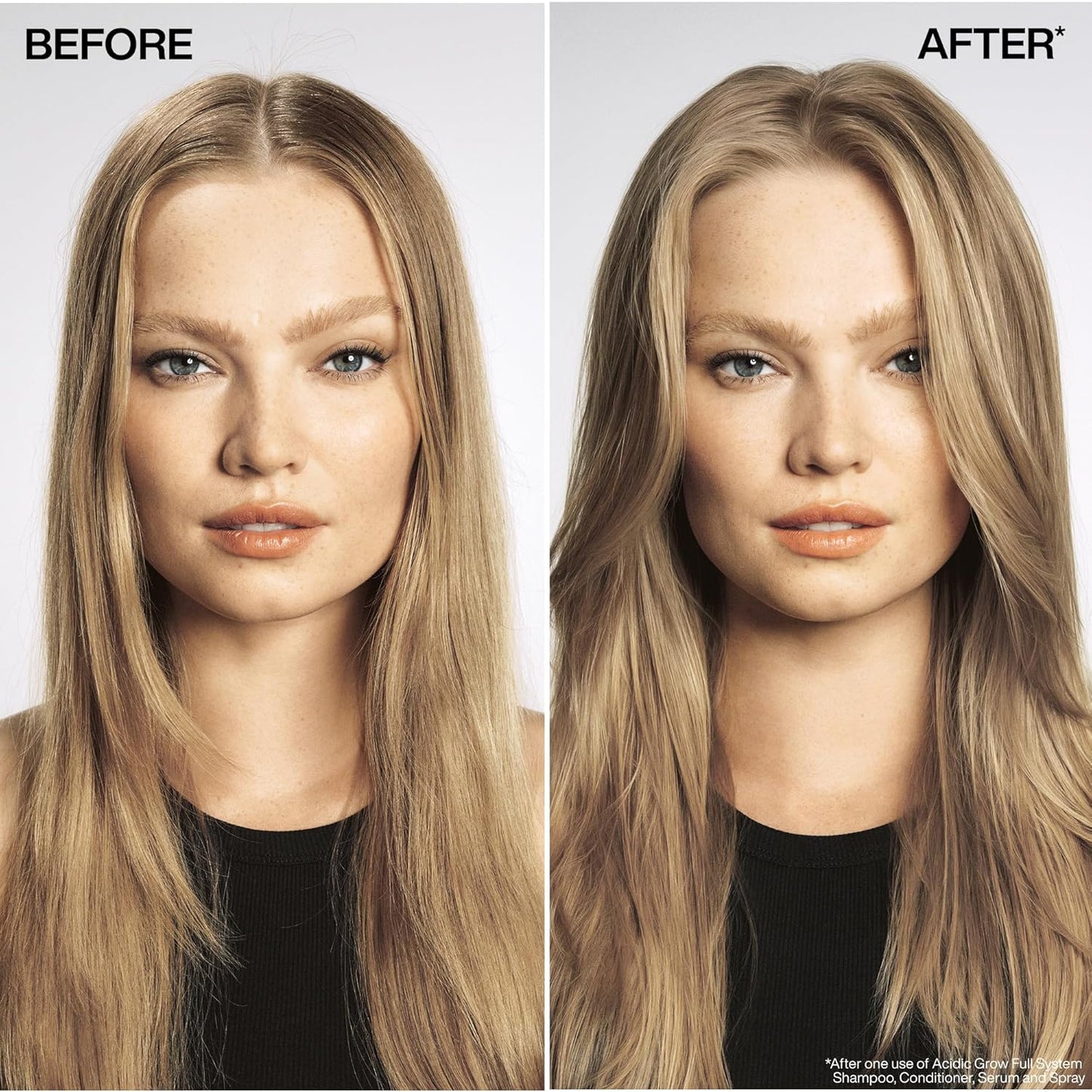 Redken Acidic Grow Full System Conditioner - Lightweight Formula for Thicker Hair & Hydrated Scalp with Azelaic Acid