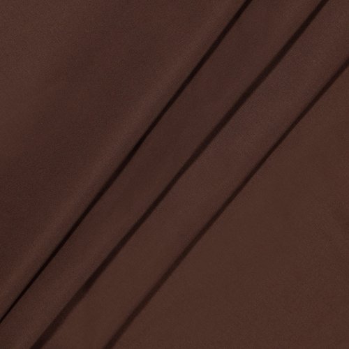 eclipse Microfiber Total Privacy Blackout Thermal Grommet Window Curtain for Bedroom (1 Panel), 42 in x 63 in, Chocolate