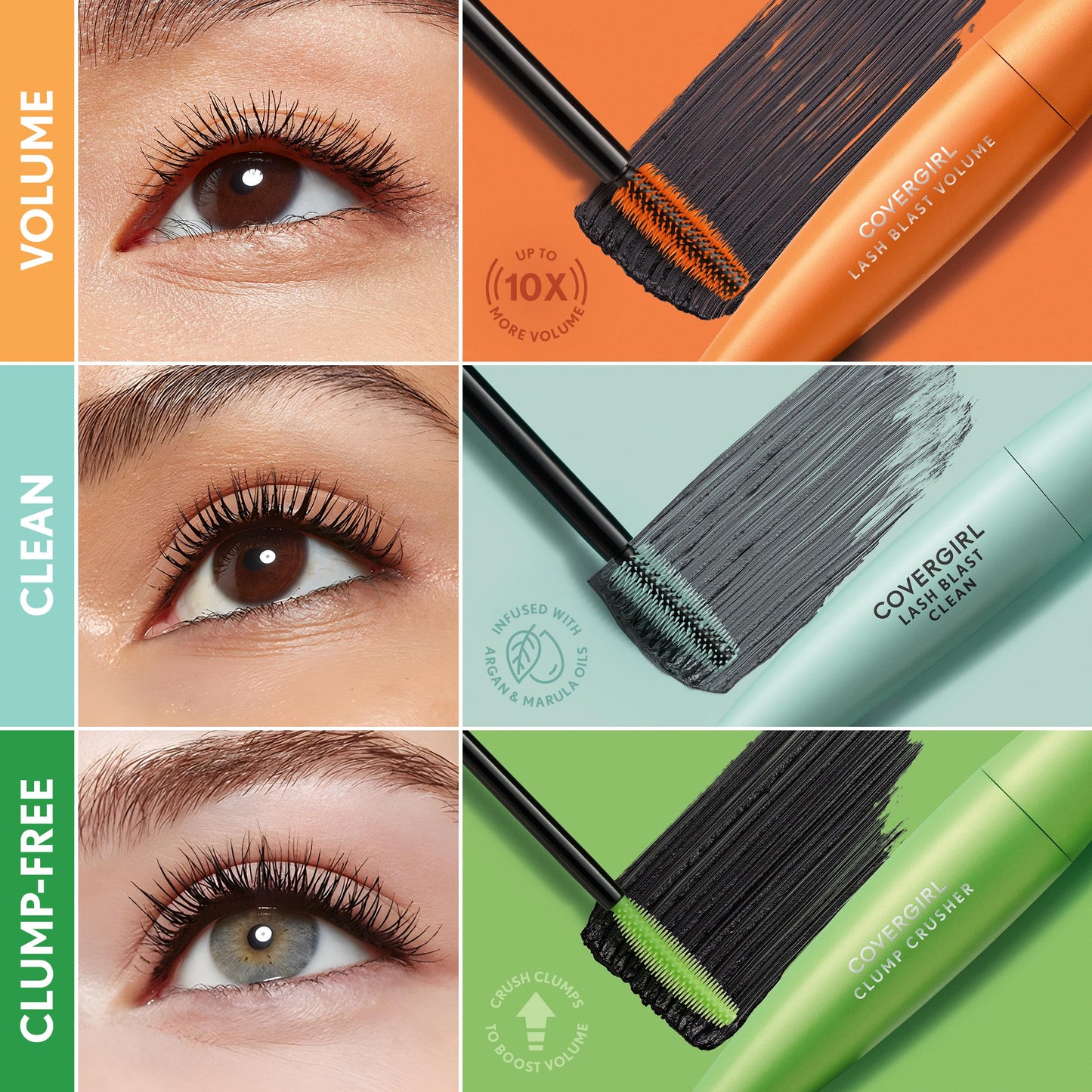 COVERGIRL Pride Lash Blast Volume Waterproof Mascara, Long-Wearing, Smudge-Proof, Cruelty Free Very - Black (Pack of 1)