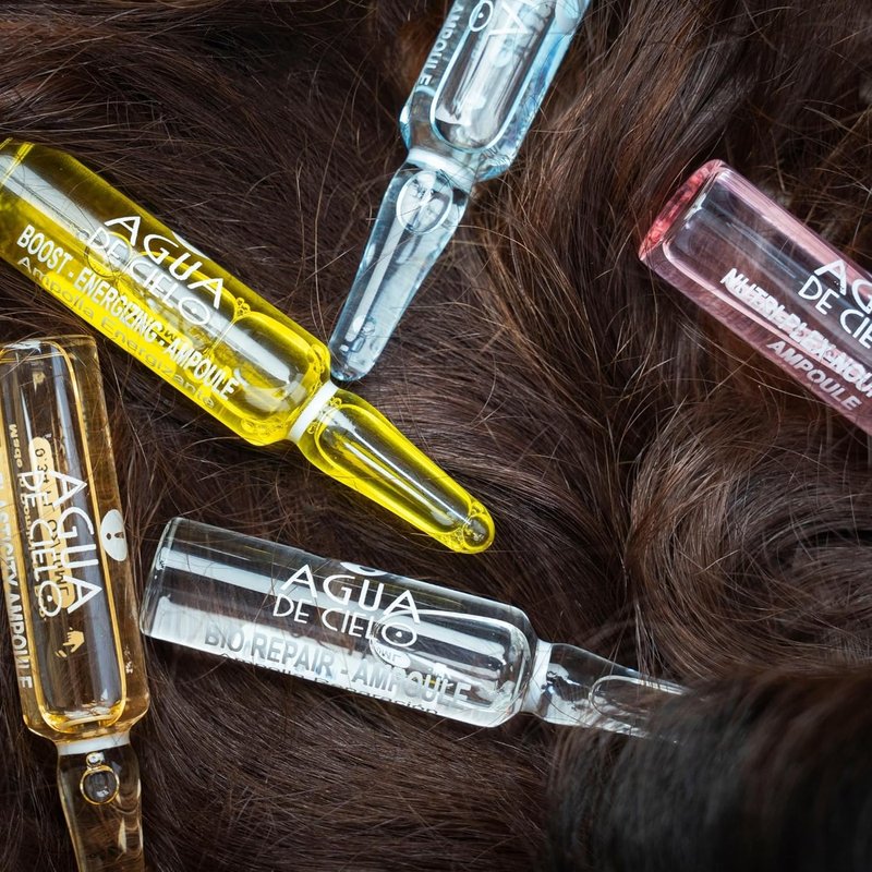 Agua de Cielo Hair Therapy Complex - Professional Hair Ampoules for Intense Nourishment & Hydration | 5 x 10ml
