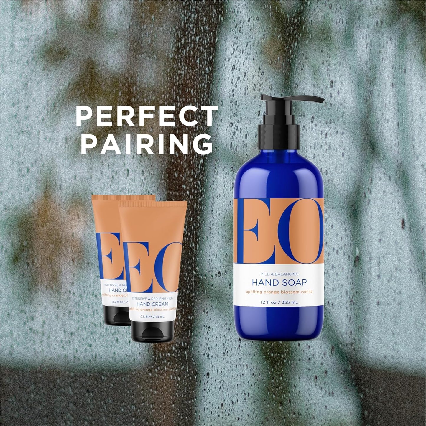 EO Liquid Hand Soap - Orange Blossom & Vanilla - Essential Oils - 12 oz (Pack of 3)