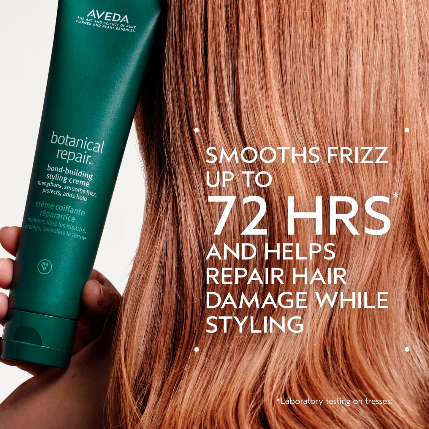 Aveda Botanical Repair Bond-Building Styling Creme | Helps Repair Damaged Hair | Smooths Frizz for Up to 72 Hours | Heat Protectant | 98% Naturally Derived* | Silicone Free, 1.3 Fl Oz