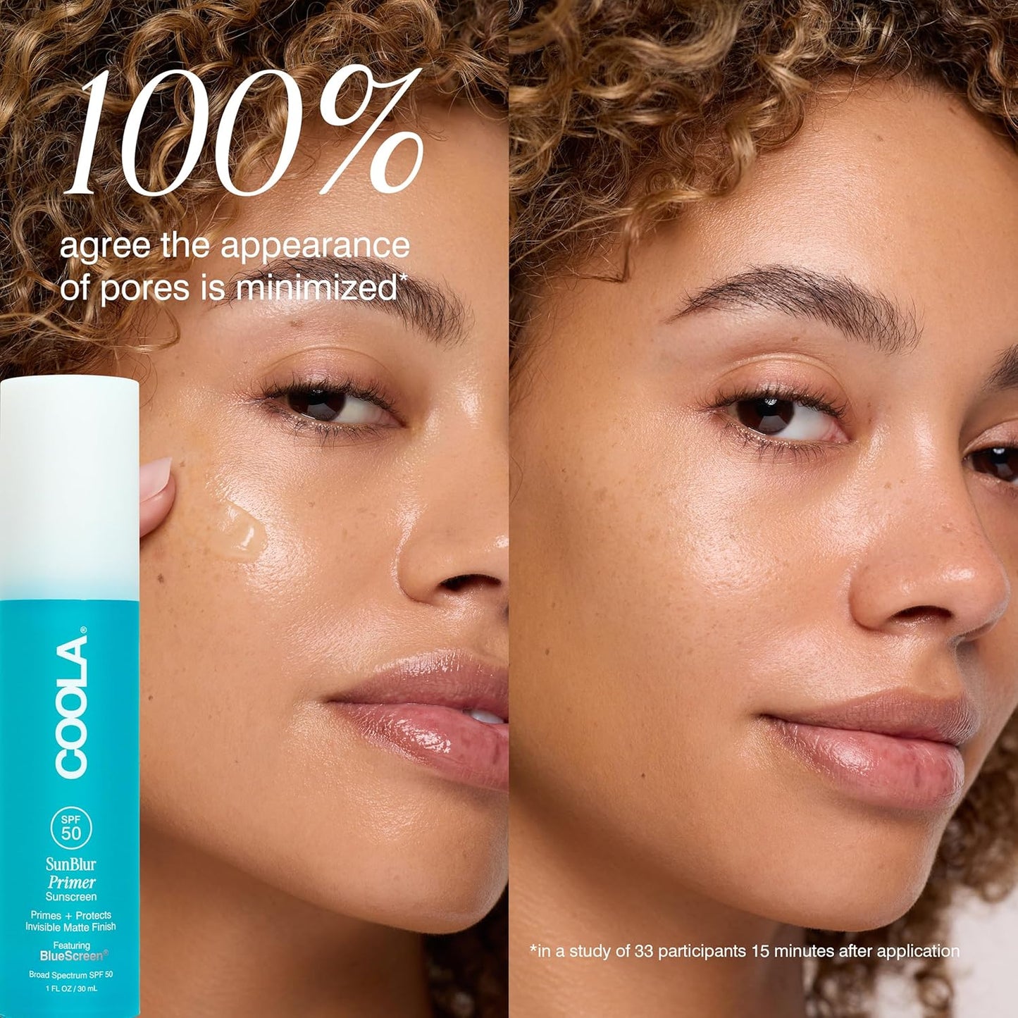 Coola SunBlur Makeup Primer - SPF 50 Matte Finish, Long-Lasting Wear | 1.0 Fl Oz