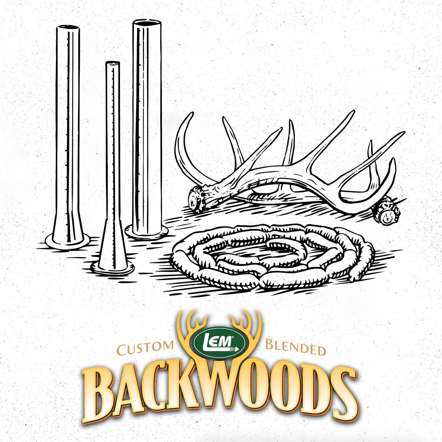 LEM Products Backwoods Sizzlin' Honey BBQ Rib Rub, All-Purpose Seasoning and Rub, Ideal for Wild Game and Domestic Meat, 4.95 Ounce Shaker Bottle