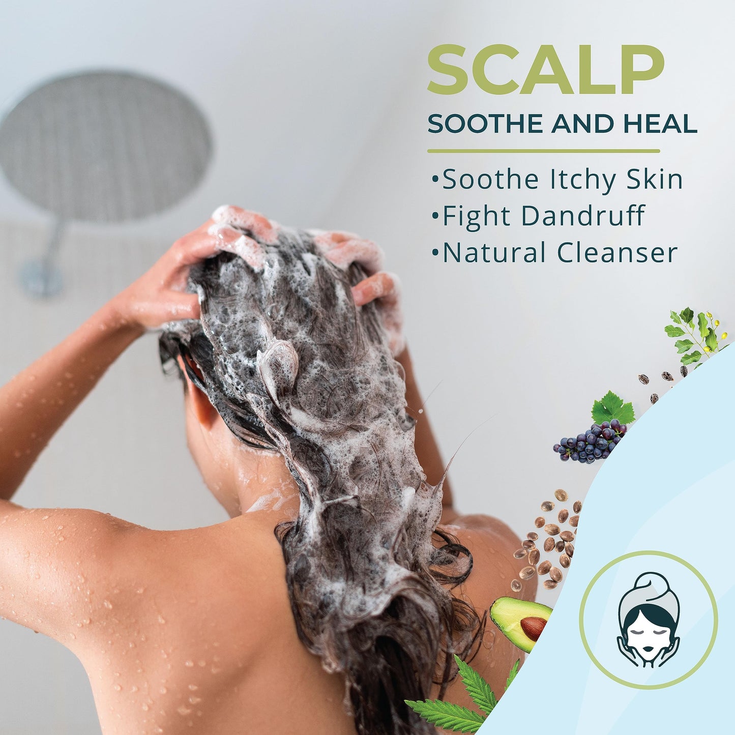 Zatural Natural Neem Shampoo & Conditioner Kit, Health Soothing & Healing For Sensative Scalp & Hair Nourish & Repair (16oz Shampoo & 16oz Conditioner)
