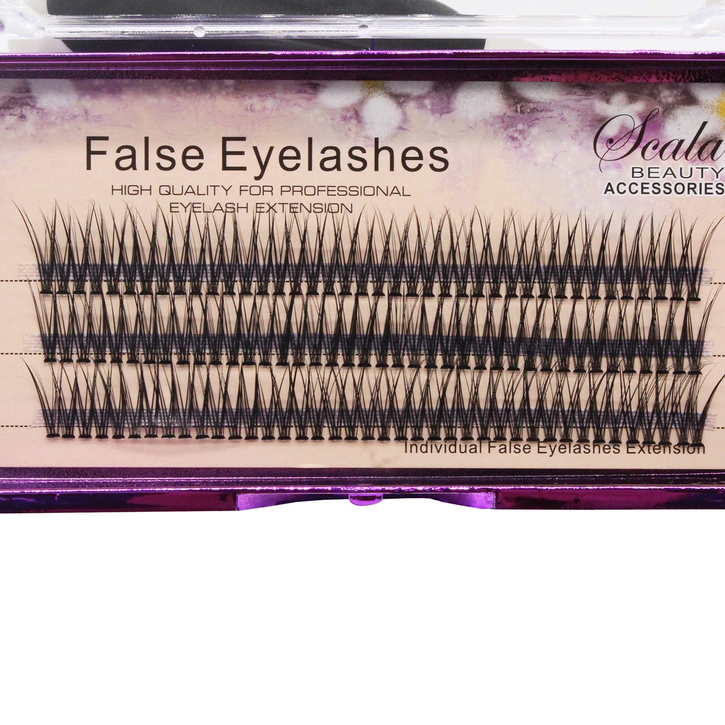 Bodermincer 120pcs D Curl 12D Fish Tail Lash Clusters Natural Soft Long PBT Mink False Eyelashes Individual Lashes Handmade Fake Eyelashes Extension (10mm)
