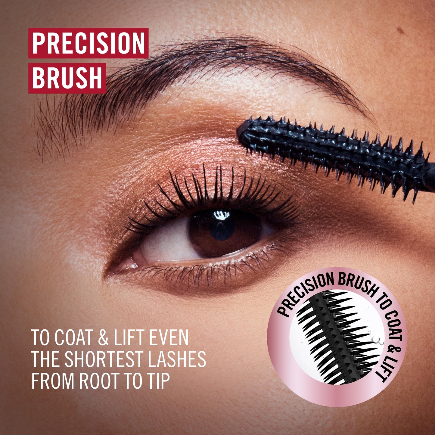 Rimmel Wonder'Bond, 002 Black Brown, Bonding Serum Mascara, Volumizing, Instantly Revitalized Lashes, With Biotin Bonding Complex, Smudge Proof, No Clumps, 0.39oz
