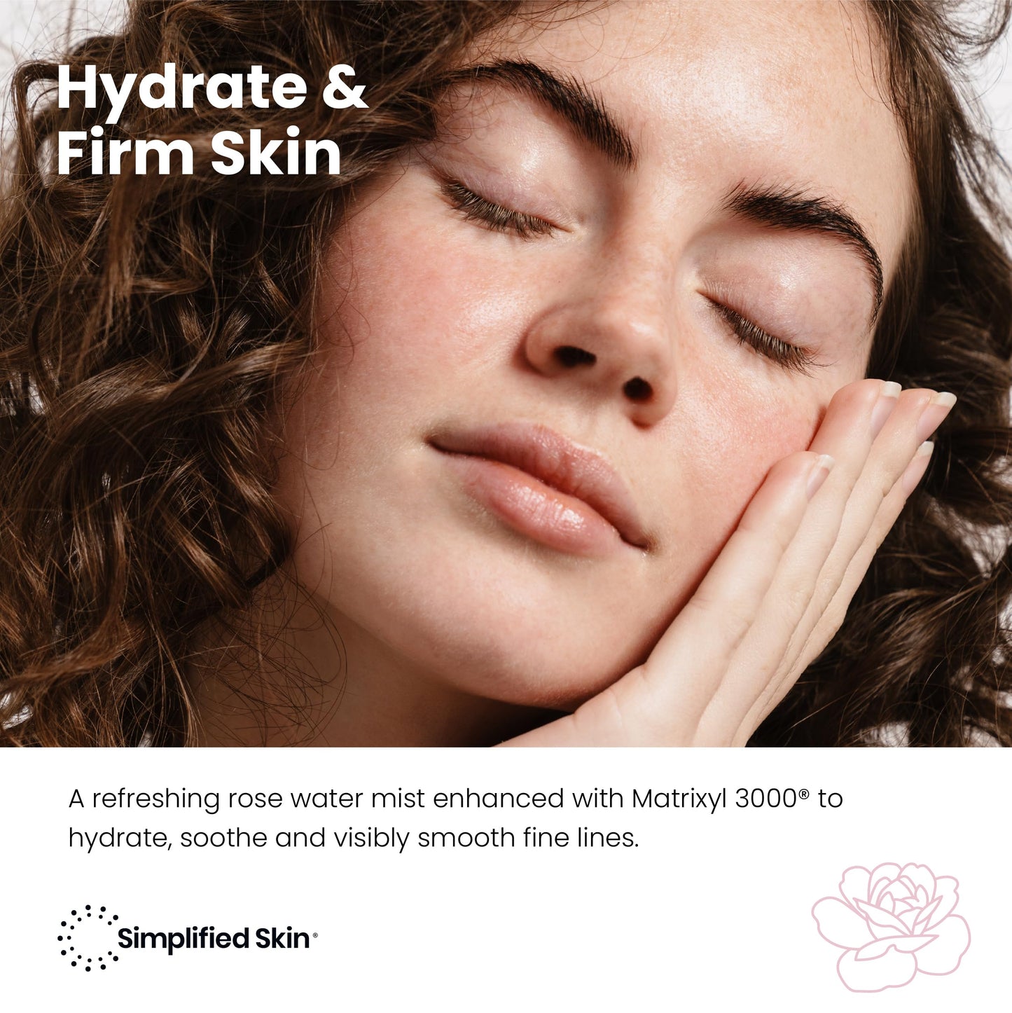 Rose Water Spray for Face with Matrixyl 3000, Glycerin & Aloe Vera - Rosewater Face Mist & Toner - Hydrates, Reduces Fine Lines & Boosts Collagen Production - 4 Fl Oz