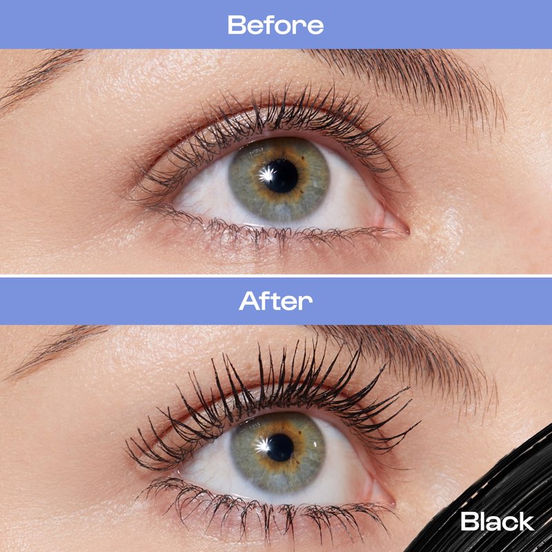 Alleyoop Tubing Mascara Black – Lengthening Mascara Tubing Formula, Smudge Proof for Sensitive Eyes, Clean Vegan Lash Definition, Biotin Peptide Infused, Full 8 mL