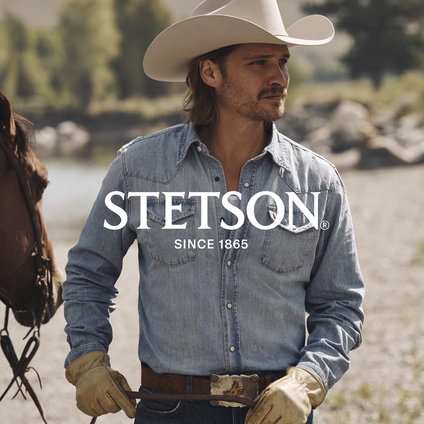 SCENT BEAUTY STETSON Personal Care Face & Beard Moisturizer Facial Moisturizer for Men - Cream for Face & Beard - 5 oz - 3 Pack - Original Fragrance