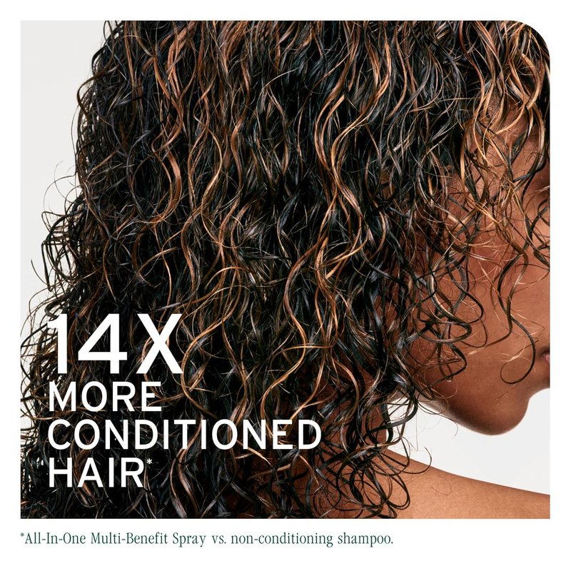 Biolage All-In-One Multi-Benefit Hair Spray - Leave-In Treatment & Heat Protectant | Coconut Oil, Vegan, Frizz Control