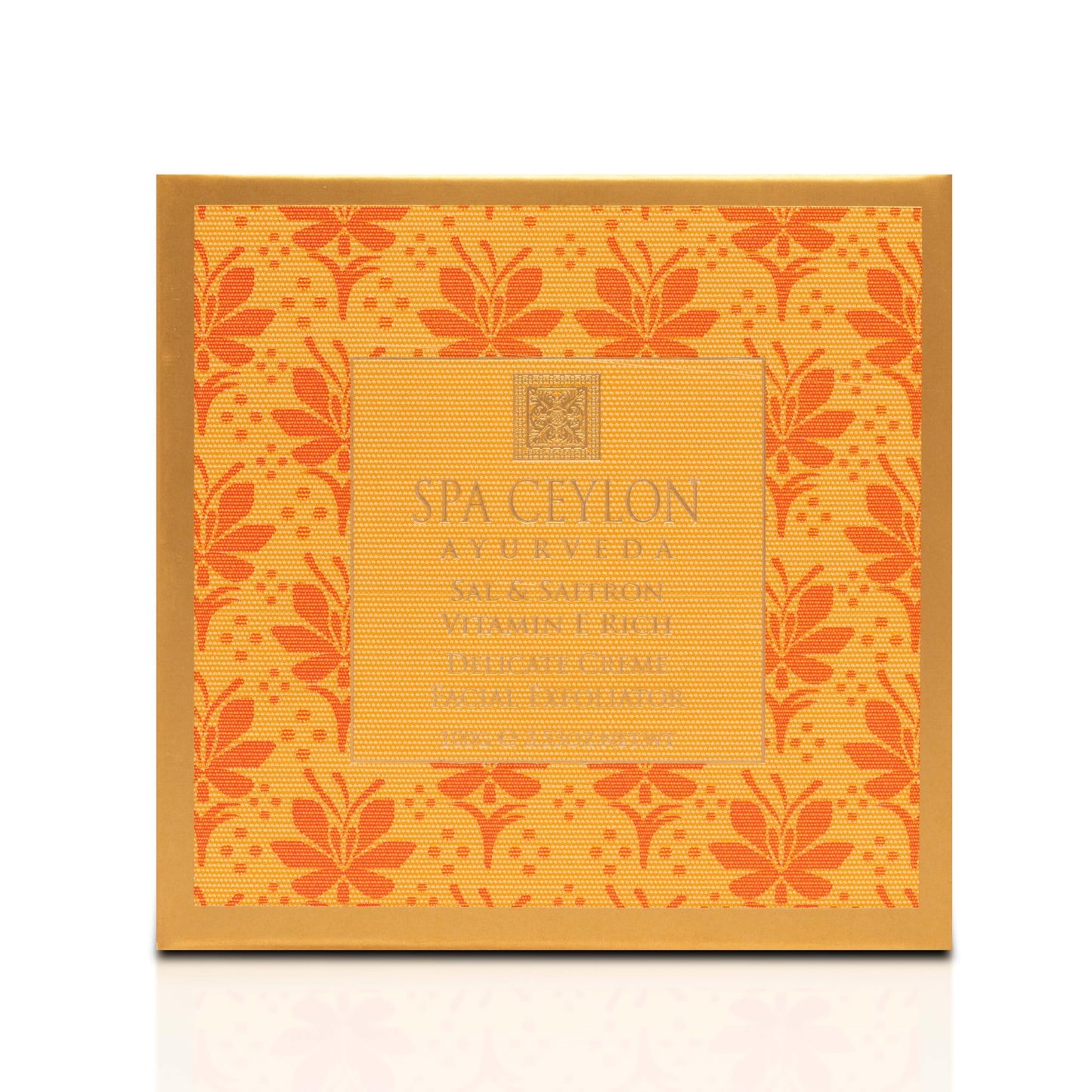 SPA CEYLON Sal and Saffron Vitamin E Enriched Delicate Cream Facial Exfoliator | Gentle Scrub | Hydrating Formula | Natural Glow | Clears Clogged Pores
