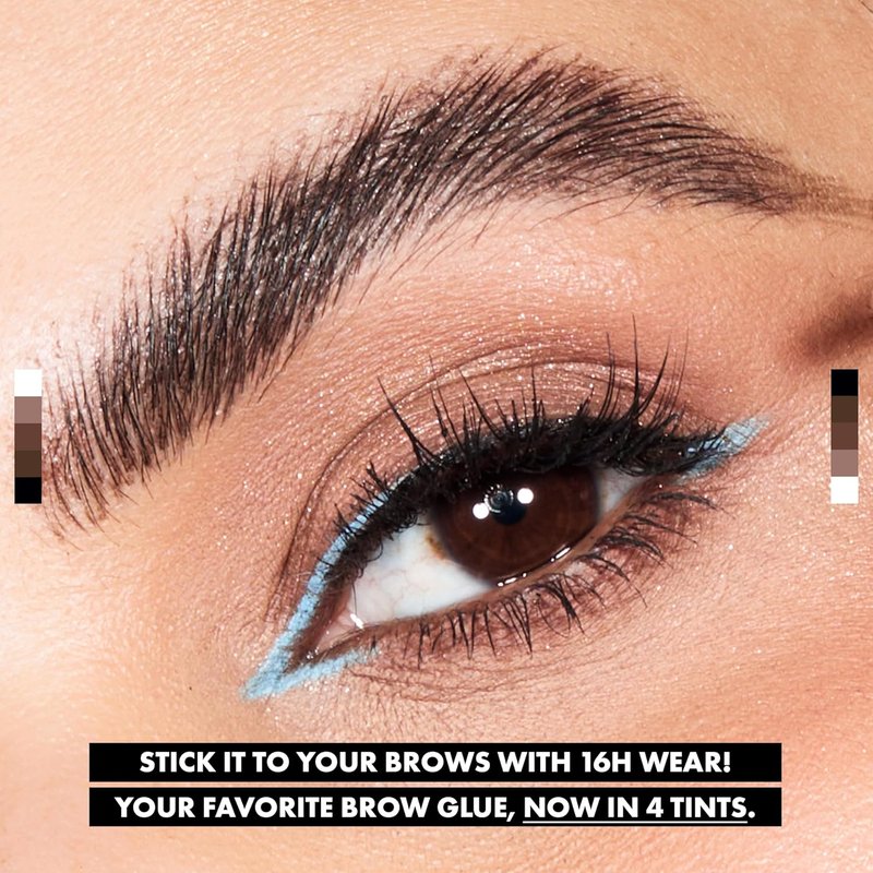 NYX The Brow Glue | Extreme Hold Tinted Eyebrow Gel for Perfectly Shaped Brows - Dark Brown