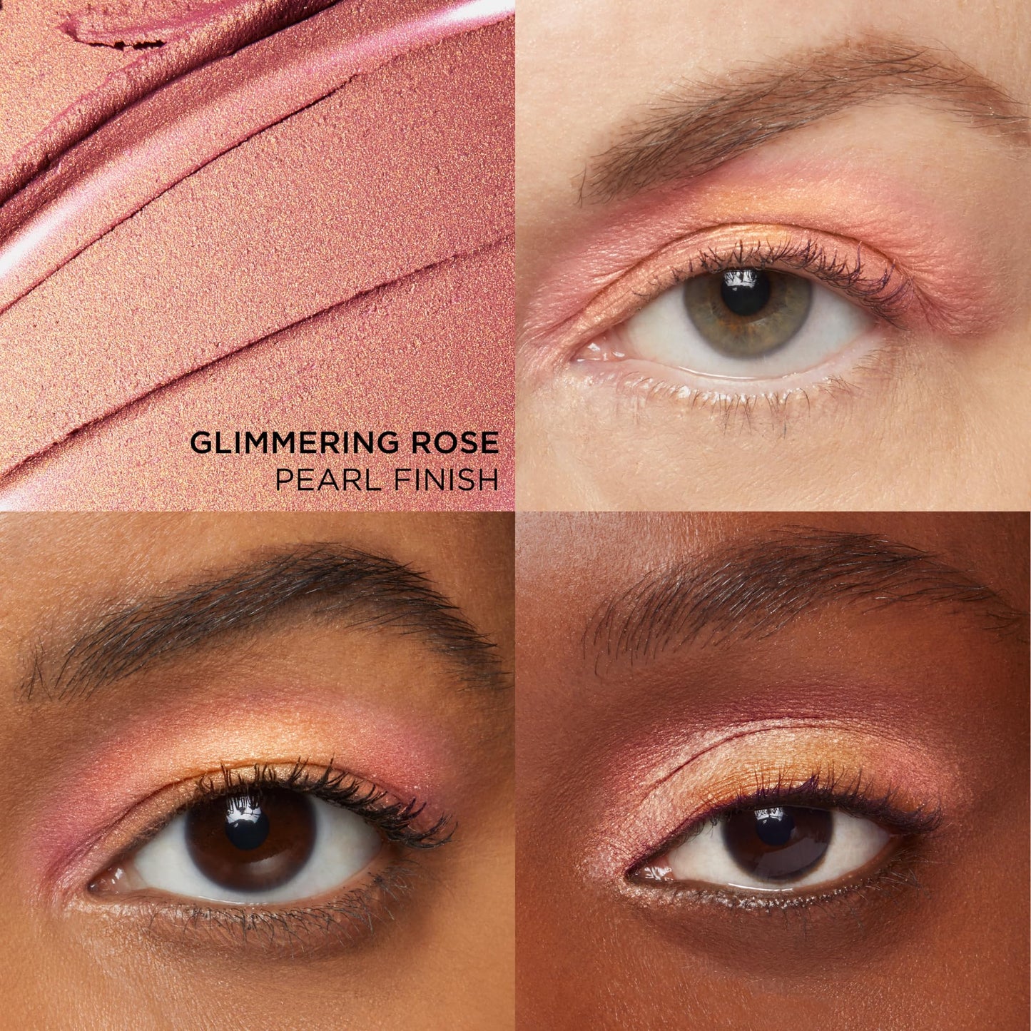 IT Cosmetics Superhero No-Tug Waterproof Eyeshadow Stick, Glimmering Rose (Rose Gold Pearl) - Longwear, Blendable Cream Eyeshadow with Built-In Primer - Suitable for Sensitive Eyes - 0.05 oz