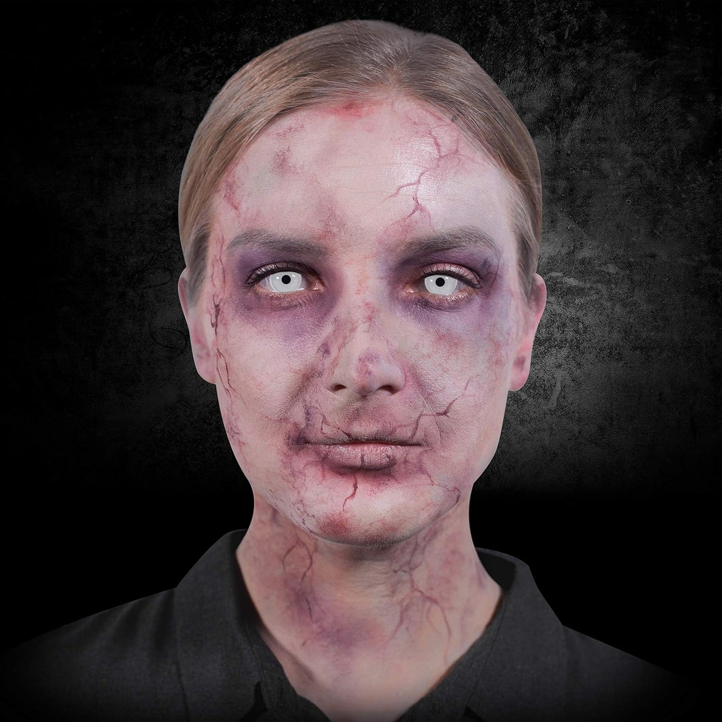 Narrative Cosmetics 12-Color Death FX Cream Palette - Waterproof Zombie & Undead SFX Makeup for Halloween, Cosplay | Quick-Drying Cream Colors