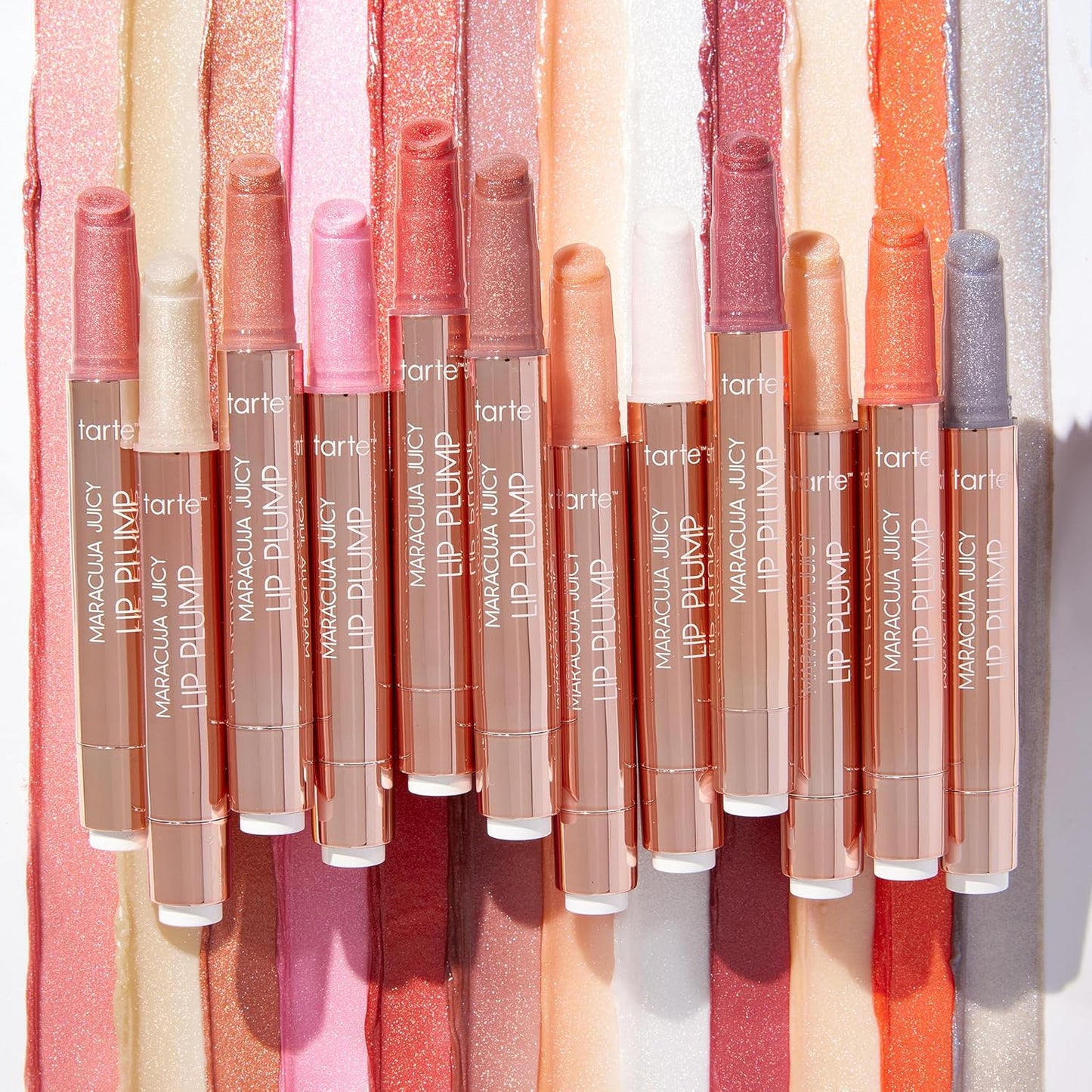 Tarte Maracuja Juicy Shimmer Lip Plump - Hydrating & Volumizing Gloss Balm with Hyaluronic Acid | Vegan & Cruelty-Free