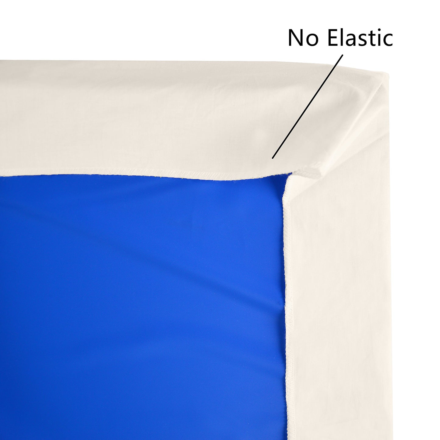 American Baby Company 100% Cotton Percale Fitted Nap Mat Sheet with Elastic Corners 24" x 48" x 4" - Soft & Breathable Rest Mat Sheet or Nap Mat Cover for Daycare, Kindergarten & Preschool, Cream