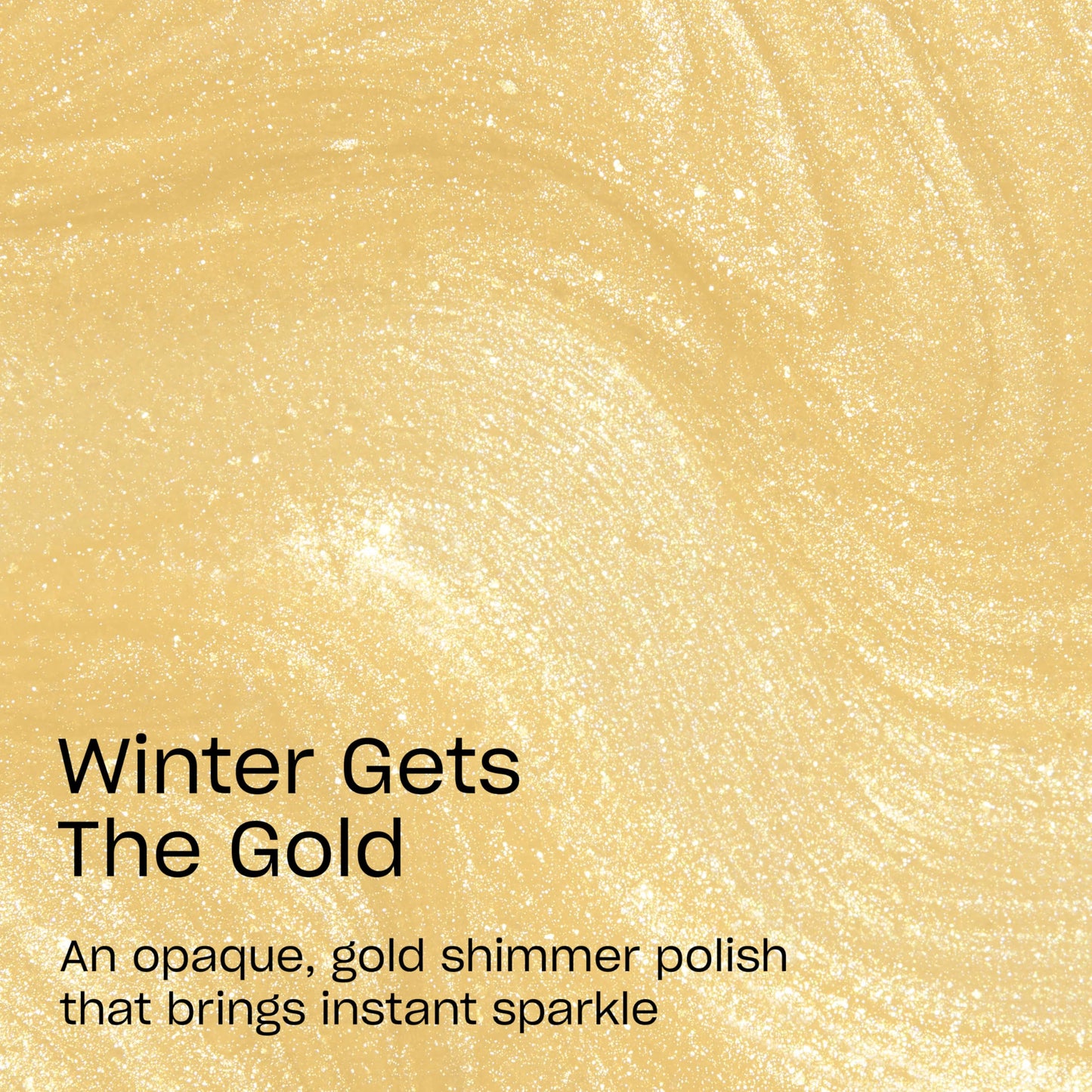 OPI RapiDry Winter Gets the Gold | Opaque Bright Warm Yellow Gold Shimmer Quick Dry Nail Polish | Vegan, Smudge Proof, Fast Drying | Snow Time to Waste | Holiday 2025