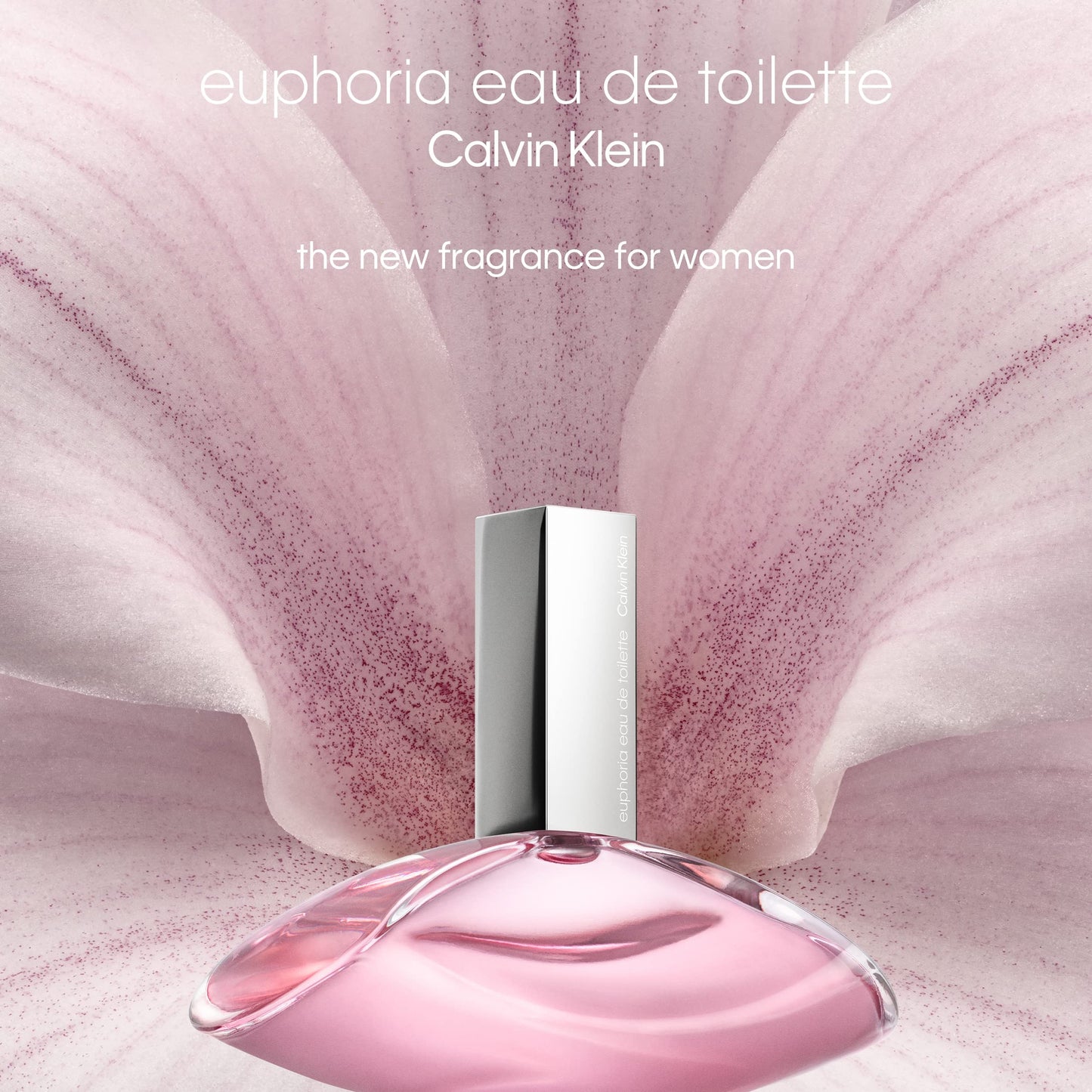 Calvin Klein Euphoria Eau de Toilette – Women's Ambery Perfume – With Notes of Pink Pepper, Radiant Orchid & Vanilla Accord – Long Lasting Fragrance
