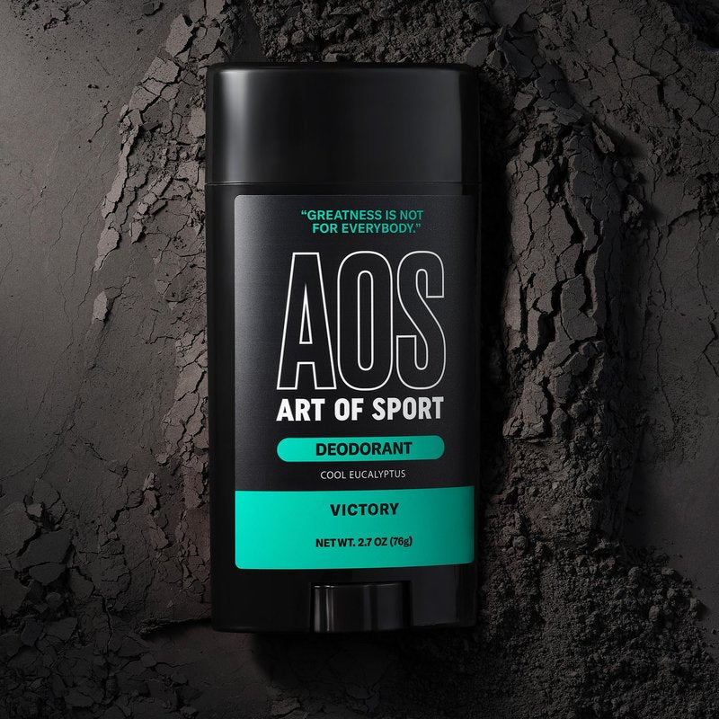 Art of Sport Men’s Deodorant, Talc Free, Sandalwood Fragrance, Made with Natural Botanicals, Green Tea, Made for Athletes, Defy Scent, 2.7 Ounce (Pack of 2)