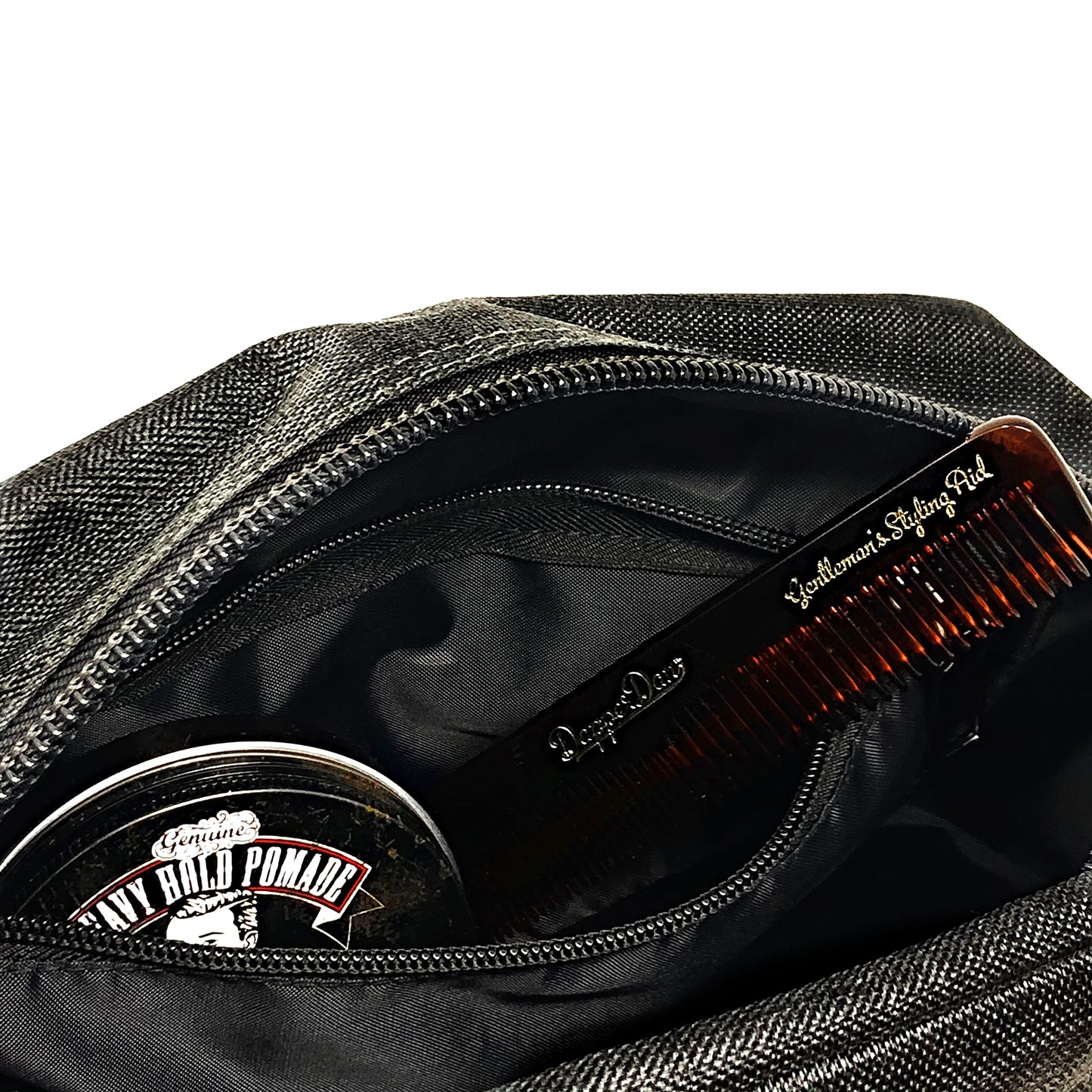 Dapper Dan Toiletry Bag Organizer, Mens Travel Toiletry Bag, Travel Toiletry Organizer (Empty) 400g
