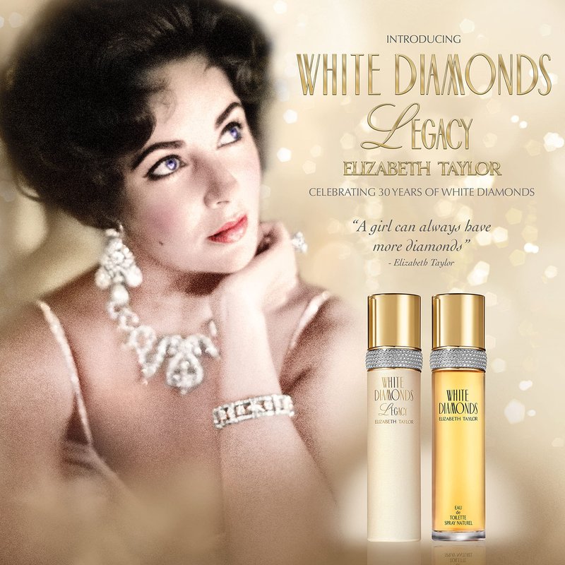 Elizabeth Taylor White Diamonds Legacy Eau de Toilette Spray, Perfume for Women, 3.3 fl. oz