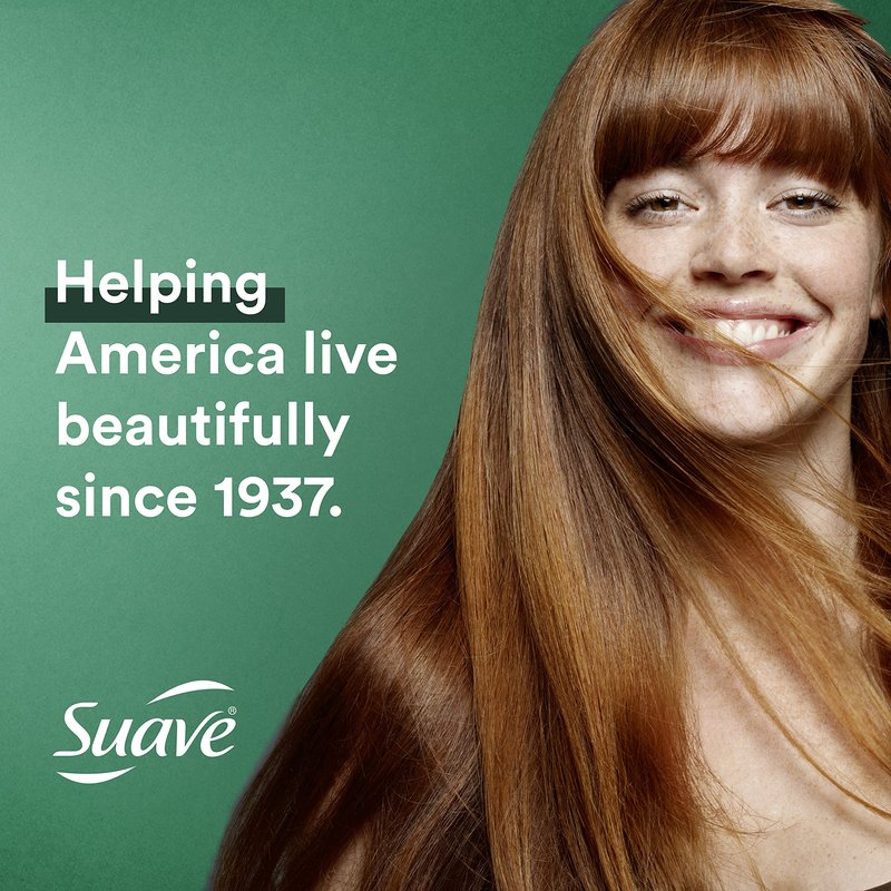 Suave Shampoo To Revitalize Hair Rosemary and Mint Invigorating for Dry Hair,12.6 Fl Oz (Pack of 6)
