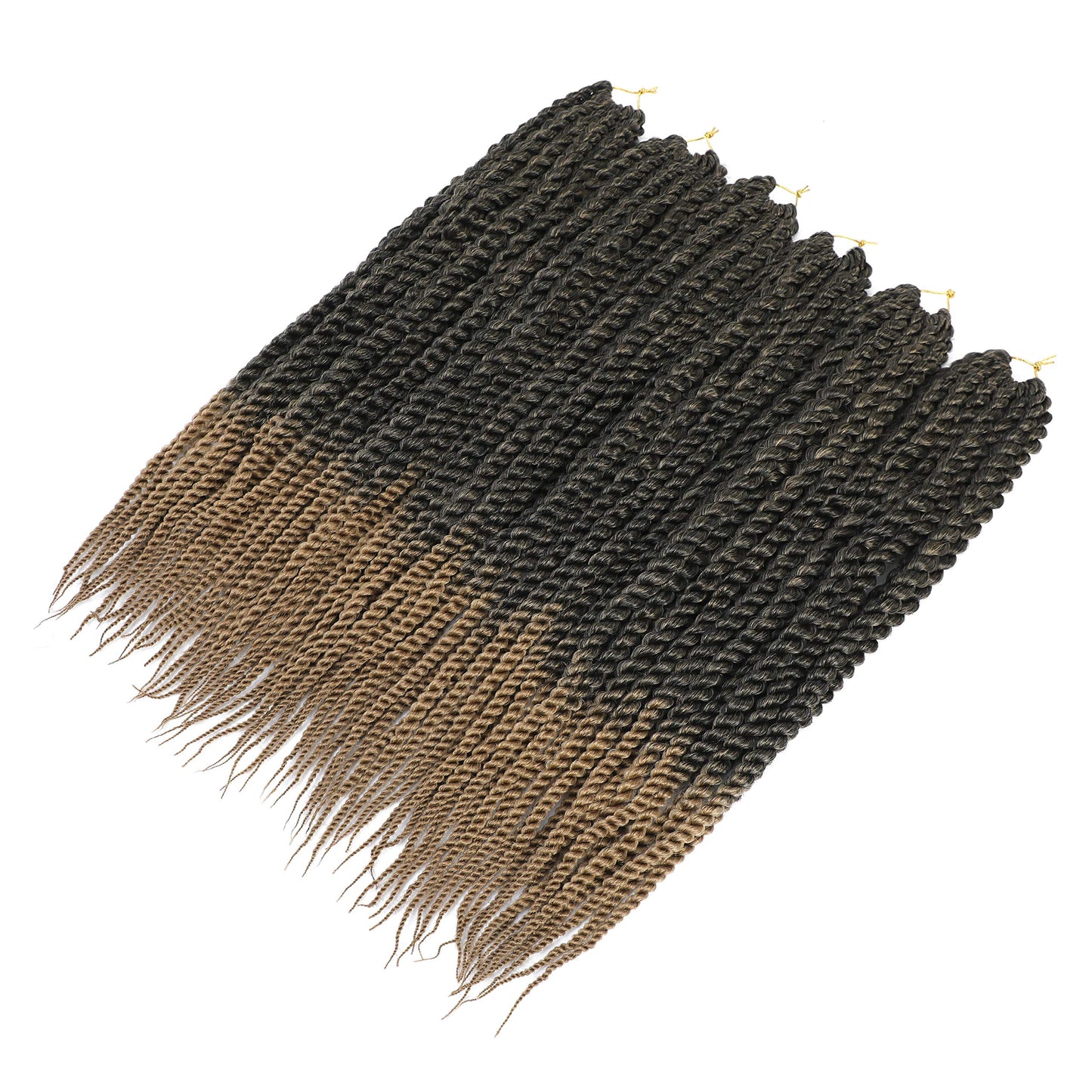 Admutty Havana Twist Crochet Hair, Jumbo Senegalese Twist Pre-Looped Synthetic Braiding Hair for Women, Soft & Lightweight Pre-Twisted Crochet Braids
