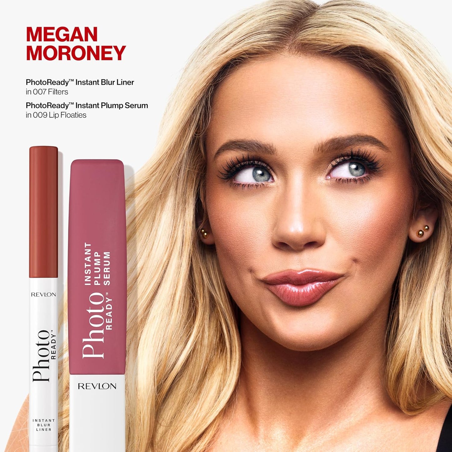 Revlon PhotoReady Instant Blur Liner - Soft Matte Lip Makeup for Fuller-Looking Lips | Sheer-to-Buildable, 004 Lazy, 0.05 oz