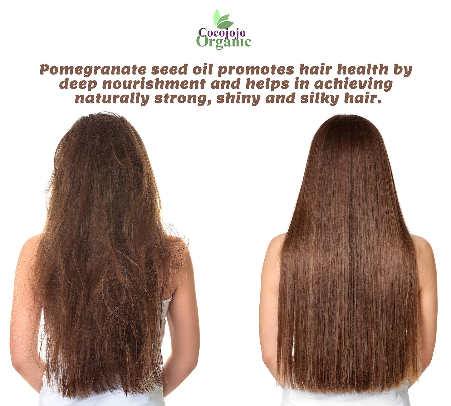 cocojojo Pomegranate Oil 100% Pure Seed Oil Cold Pressed 16 oz Unrefined Skin Hair Nails Cuticles Premium Grade Bulk