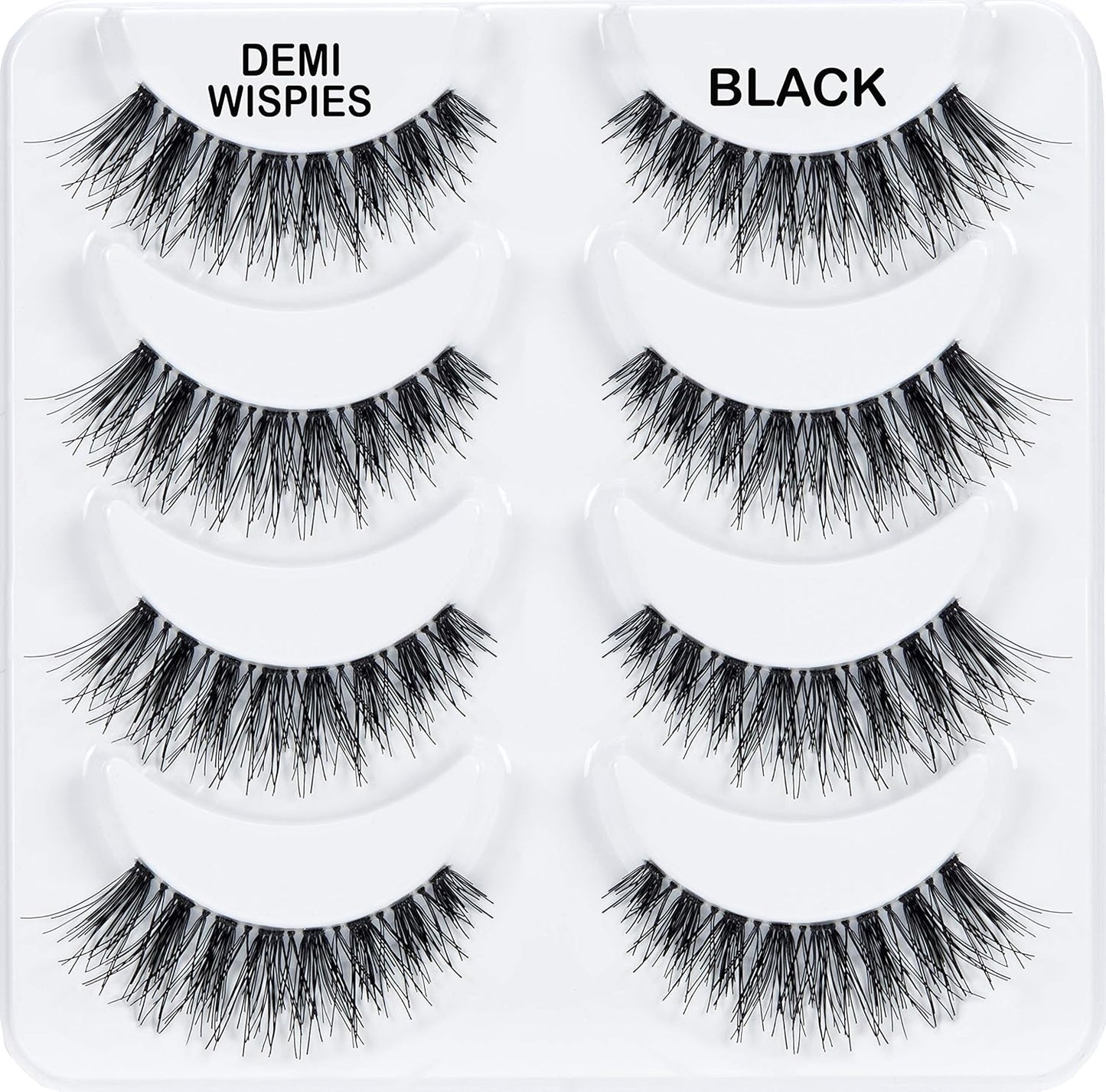 ARDELL Demi Wispies Black Eyelashes - Natural Look Multipack | 3 Pairs