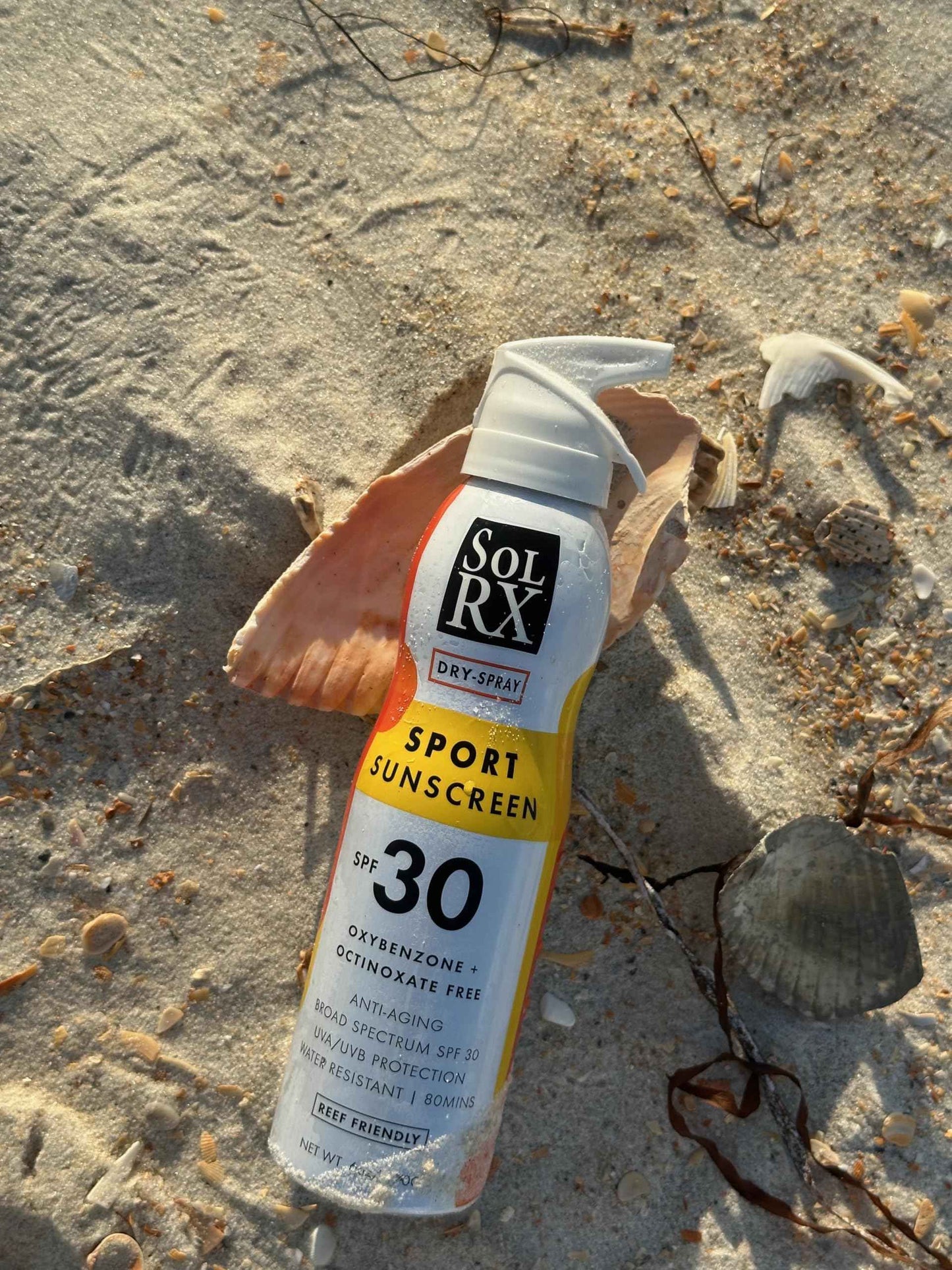 SolRX SPF 30 Sport Sunscreen Dry Spray, 6 oz