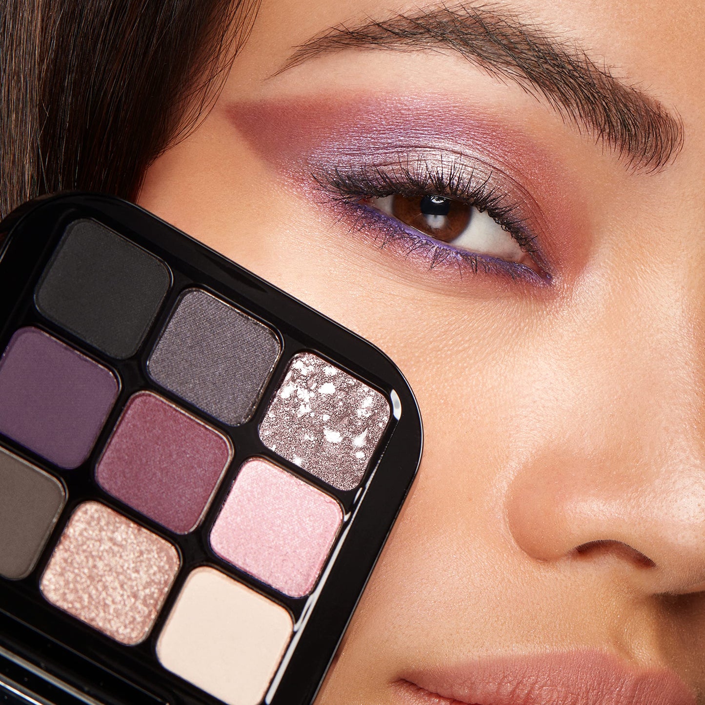 Kiko Milano Glamour Multi Finish Eyeshadow Palette 04 | Palette With 9 Eyeshadows In Different Finishes