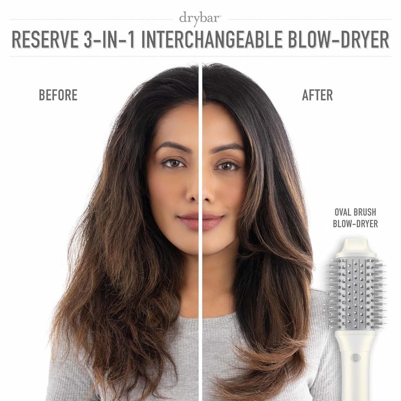 Drybar 3-in-1 Interchangeable Blow Dryer | Versatile Styling Tool for All Hair Types