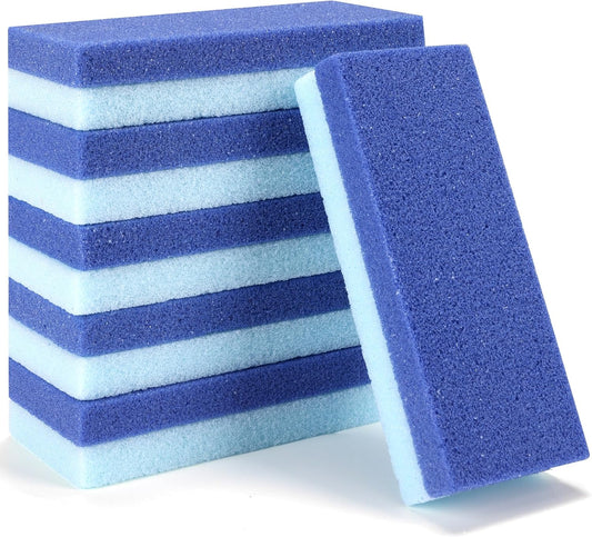 6 Pack Foot Pumice Stone for Feet Callus Remover, EWAGOA Pedicure Tools for Feet, Foot Exfoliator and Foot Scrubber Dead Skin Remover Cracked Heel Repair (6-Blue)