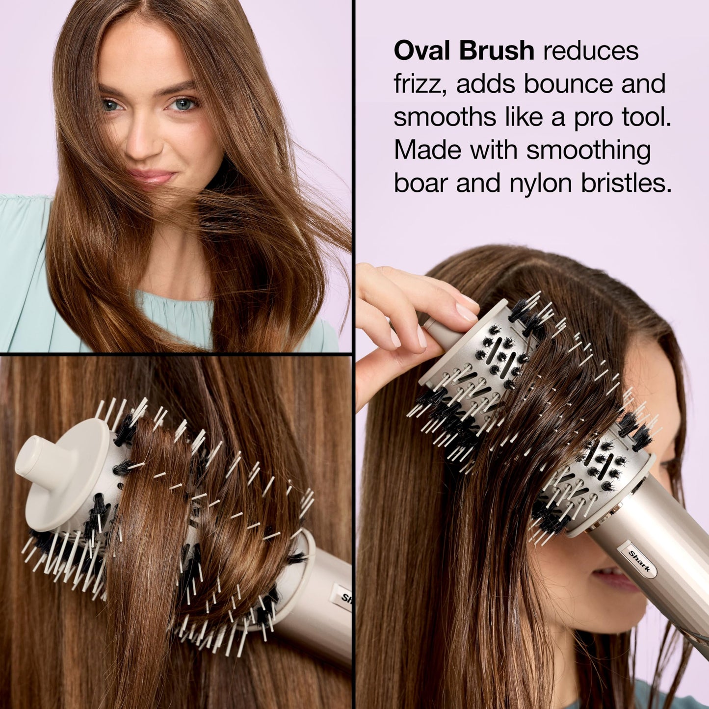 Shark FlexStyle | Air Multi-Styler & Drying System | Hair Dryer Brush for Blowouts with Coanda Auto- Wrap Curlers, Oval & Paddle Brush & Concentrator Attachment | Stone | HD430
