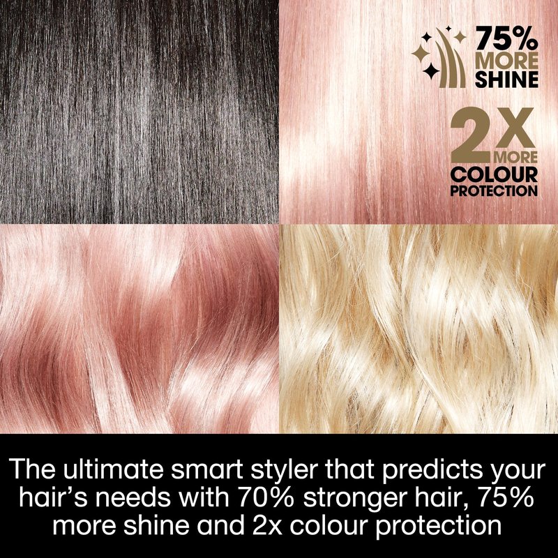 ghd Platinum+ Styler ― 1" Flat Iron Hair Straightener, Professional Ceramic Hair Styling Tool for Stronger Hair, More Shine, & More Color Protection - Black