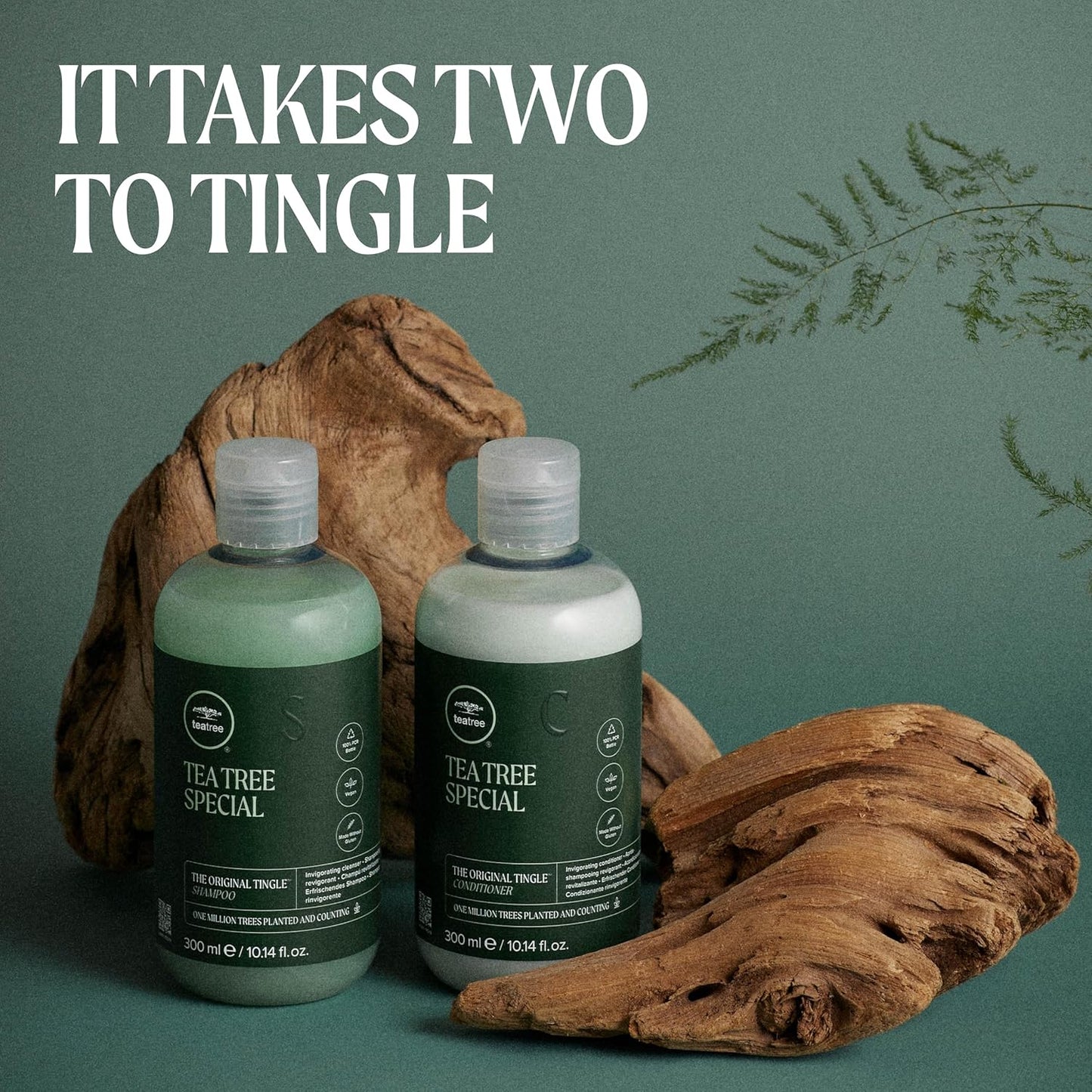 Tea Tree Conditioner - Detangling & Smoothing Formula for All Hair Types | Nourishing & Softening