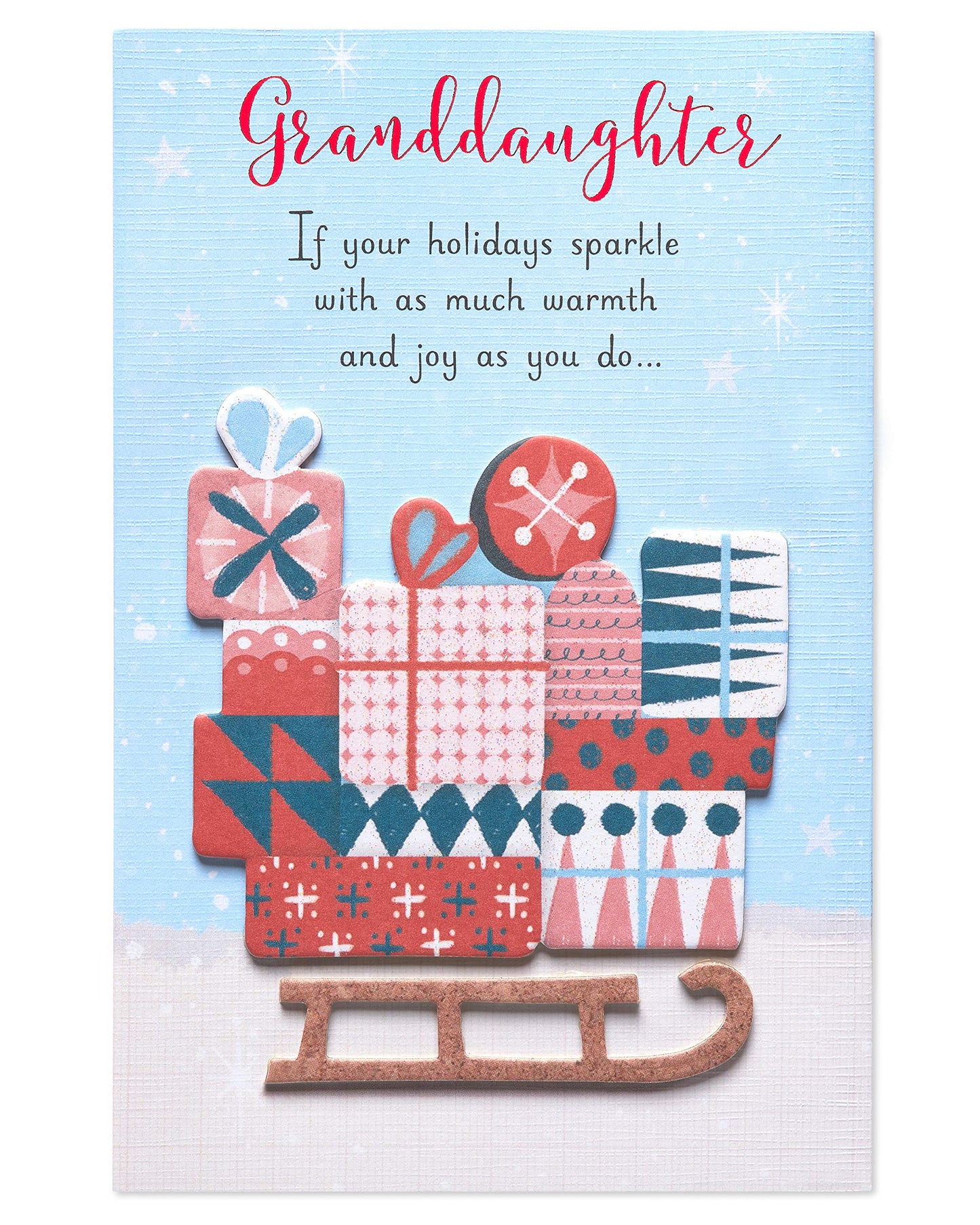 American Greetings Christmas Card for Granddaughter (Beautiful Ways You Shine)