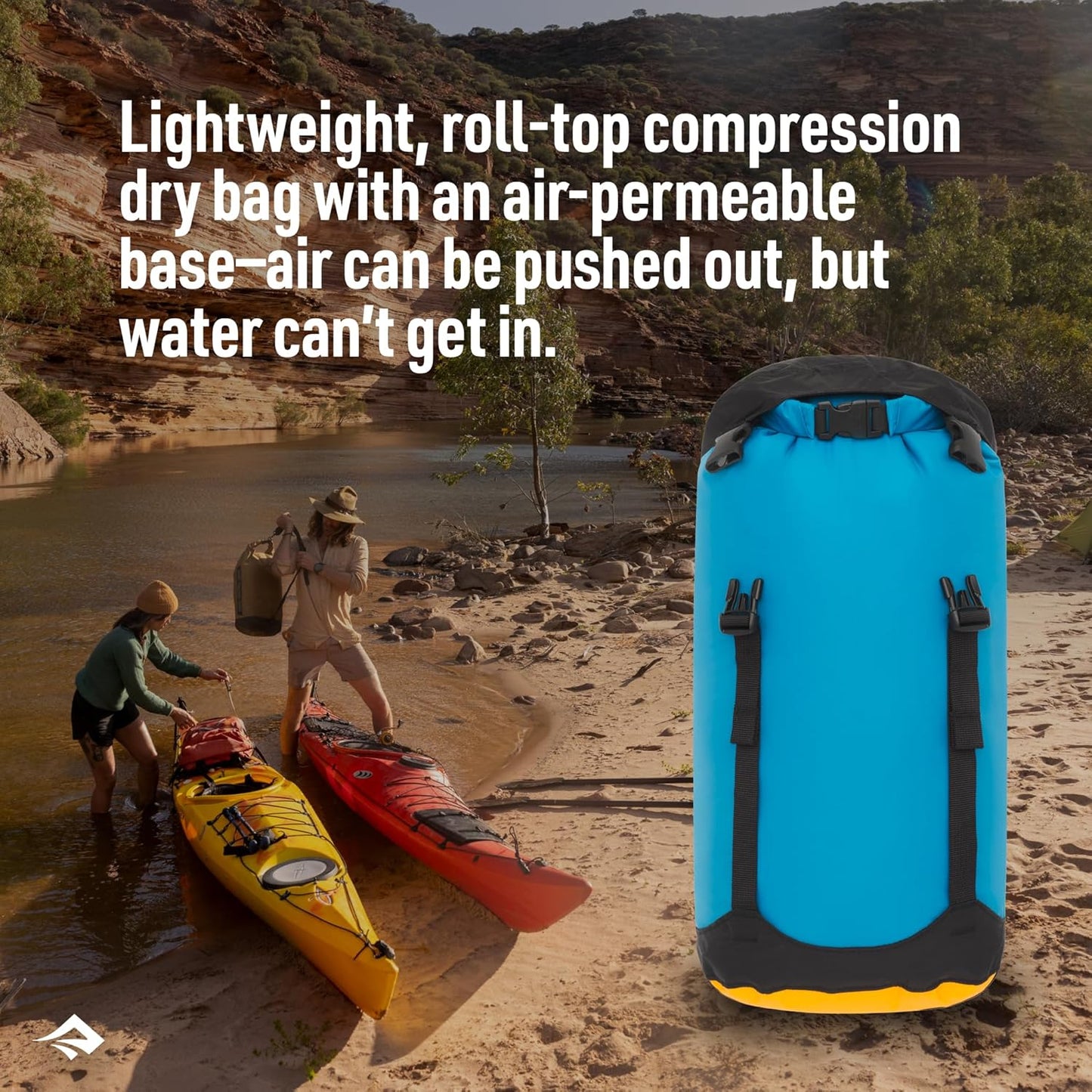 eVac Compression Dry Bag - Waterproof Compression Sack for Travel | Lightweight & Durable